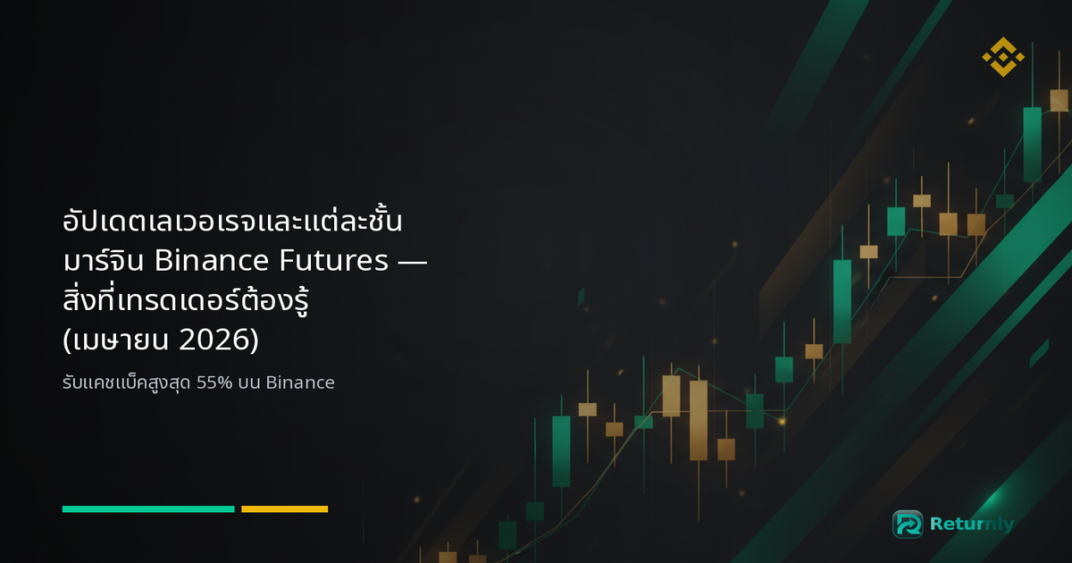 อัปเดตเลเวอเรจและแต่ละชั้นมาร์จิน Binance Futures — สิ่งที่เทรดเดอร์ต้องรู้ (เมษายน 2026)